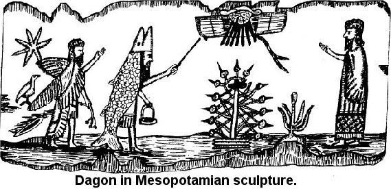 The chief priests wore miters shaped like the head of fish, in honor of Dagon, the fish-god, the lord of life - another form of the Tammuz mystery, as developed among Israel's old enemies, the Philistines. When the chief priest was established in Rome, he took the title Pontifex Maximus, which was imprinted on his miter. When Julius Caesar (who like all young Roman of good family, was an initiate) had become the head of State, he was elected Pontifex Maximus, and this title was held henceforth by all of the Roman emperors down to Constantine the Great, who was, at one and the same time, head of the church and high priest of the heathen! The title was afterward conferred upon the bishops of Rome and is today borne by the pope, who is thus declared to be, not the successor of the fisherman-apostle Peter, but the direct successor of the high priest of the Babylonian mysteries and the servant of the fish-god Dagon, for whom he wears, like his idolatrous predecessor, the fisherman's ring.