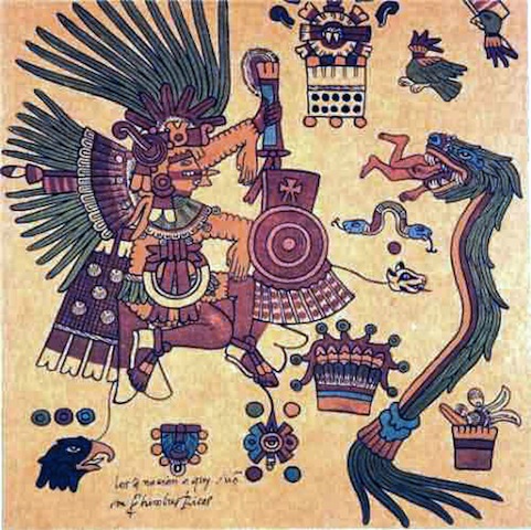 Quetzalcoatl, the winged serpent