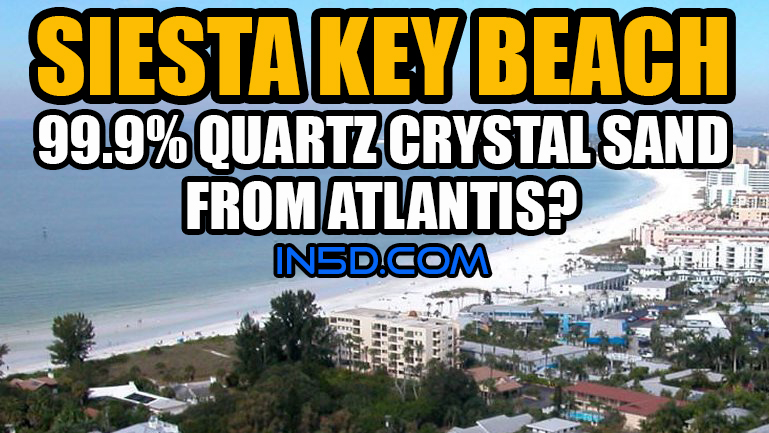 Siesta Key Beach - 99.9% Quartz Crystal Sand From Atlantis?