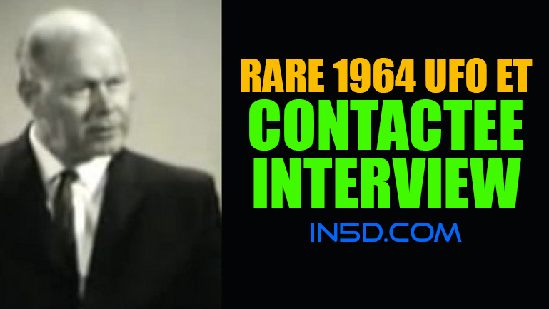 Rare UFO ET Contactee Interview 1964