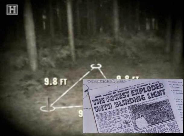 Rendlesham Forest UFO Incident, Suffolk UK
