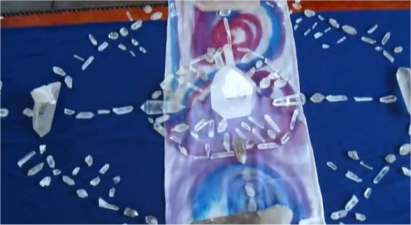 Crystal Child Builds Crystal Grid And Explains Everything!