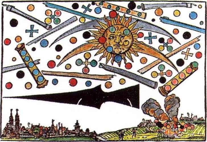 1561 UFO 'Battle' Over Nuremberg, Germany in5d in 5d