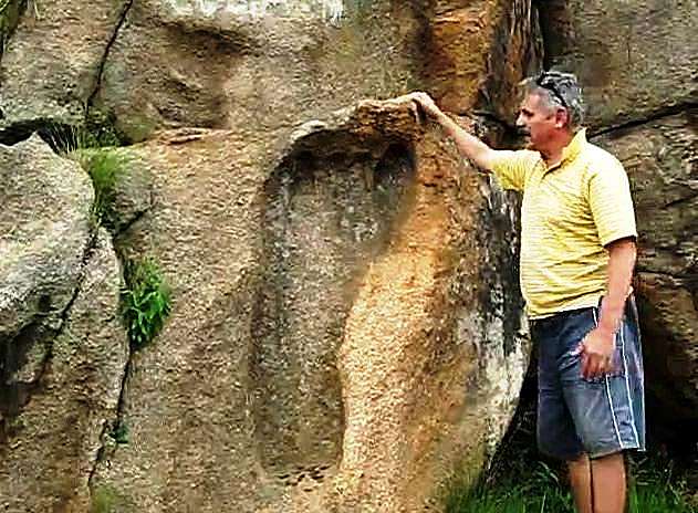 200 Million Year Old Giant Foot Print Found In South Africa in5d in 5d
