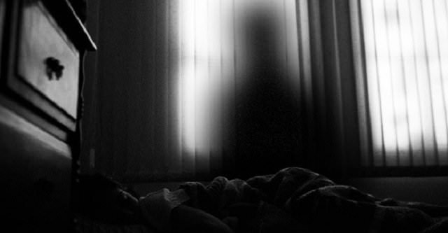 Another time, again I woke up in the middle of the night. I could open my eyes and I was totally aware of my surroundings. I was on the road in a hotel room by myself, I could see the TV, I could see the lamp in the corner of the room as well as the chair. I could not turn my head but I could look around.