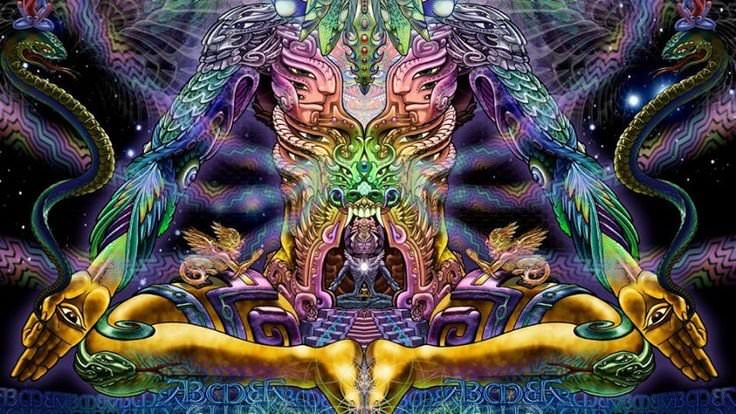 psychedelic art in5d in 5d trip time