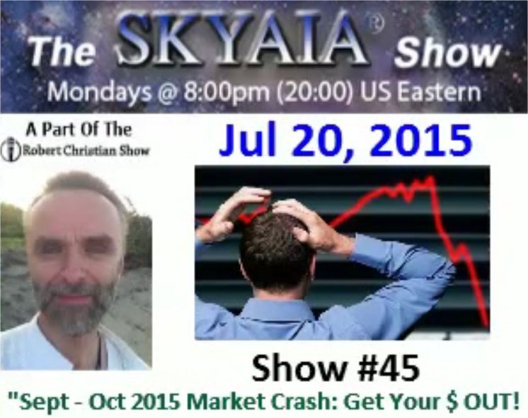 Dr Simon Atkins - September October 2015 Market Crash Get Out Your Money