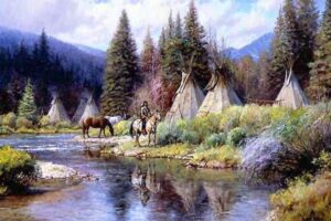 American Indian Teachings: Teepee In The Water