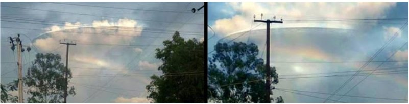 Translucent UFO Mothership Recorded Hovering In India