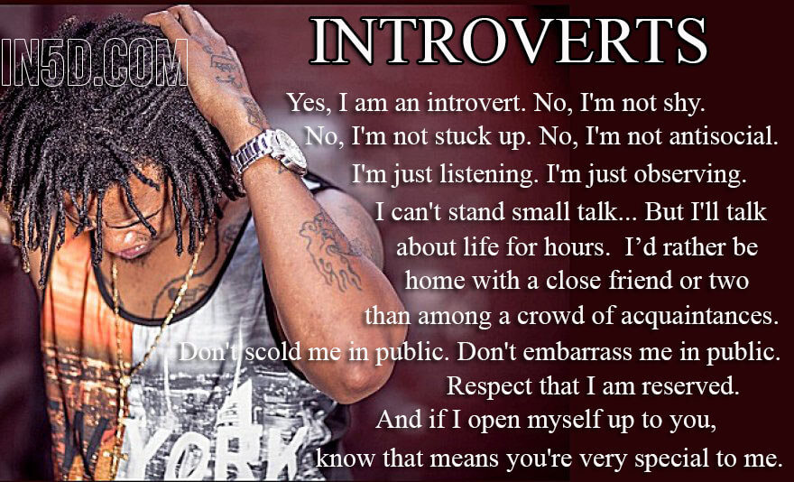 I'm Proud To Be An Introvert
