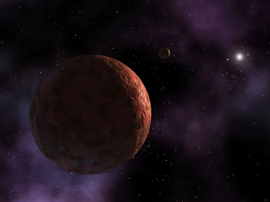 Sedna, seen in an artist's conception, is a minor planet in distant reaches of the solar sytem discovered by Mike Brown more than a decade ago. (Reuters)