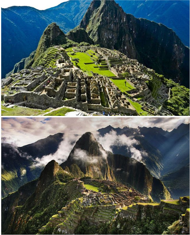 2. Machu Picchu in Peru