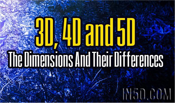 3D, 4D and 5D – The Dimensions And Their Differences