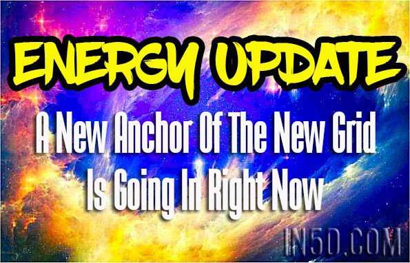 Energy Update - A New Anchor Of The New Grid Is Going In Right Now