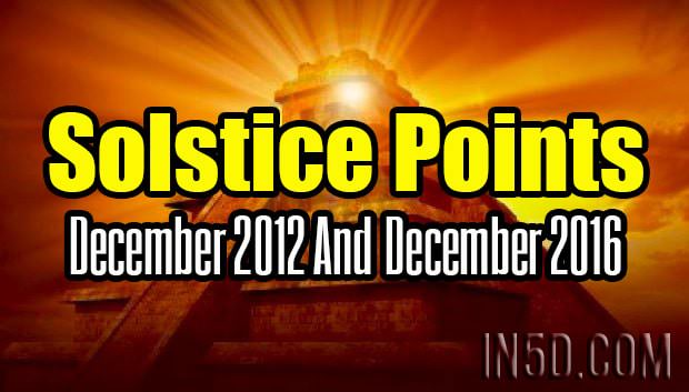 Solstice Points - December 2012 & December 2016