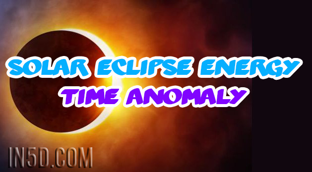 Solar Eclipse Energy Time Anomaly