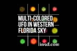 Multi-Colored UFO In Western Florida Skies October 17, 2013