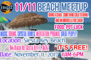 11/11 In5D Beach Meetup Party Saturday, November 11, 2017