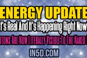 Energy Update: It’s Real And It’s Happening Right Now!