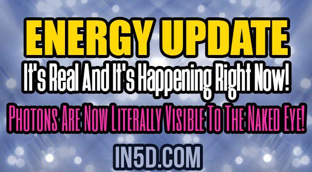 Energy Update: It's Real And It's Happening Right Now!