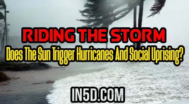 Riding The Storm: Does The Sun Trigger Hurricanes And Social Uprising?