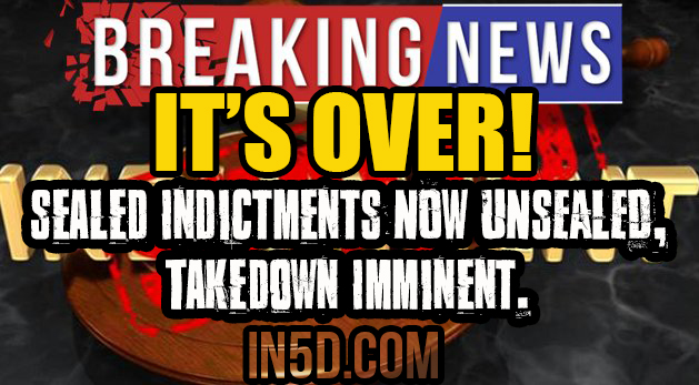 David Seaman: Sealed Indictments NOW UNSEALED, Takedown Imminent. It's OVER!