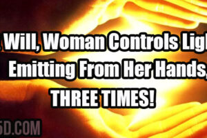 At Will, Woman Controls Light Emitting From Her Hands, THREE TIMES!