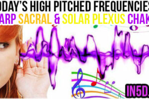 July 31, 2019 HIGH PITCHED FREQUENCY KEY D SHARP SACRAL & SOLAR PLEXUS CHAKRAS