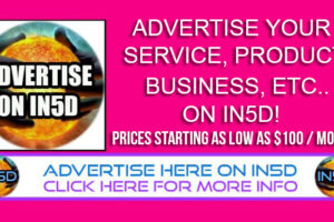 Advertise On In5D – Prices Start at $100 Per Month!
