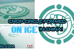 Crop Circle Formed On ICE in China!