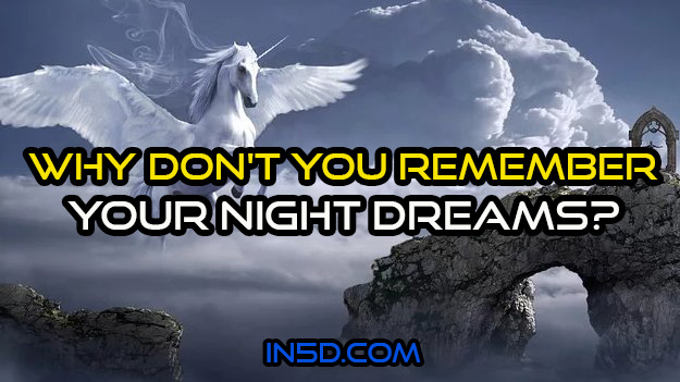 Why Don't You Remember Your Dreams?