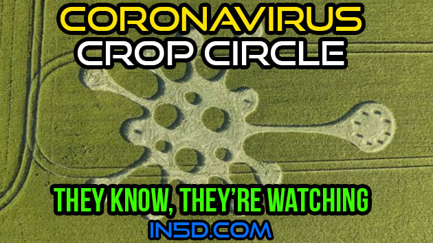 Coronavirus Crop Circle - They KNOW, They're WATCHING!