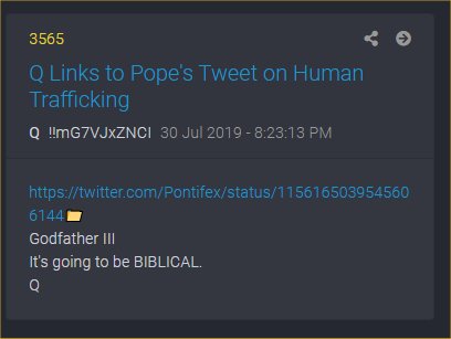 Perhaps this is what Q is referring to hen he uses the word "Biblical"?