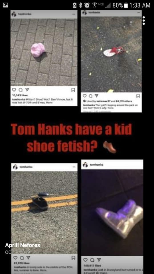 Tom Hanks bragged about his desires.