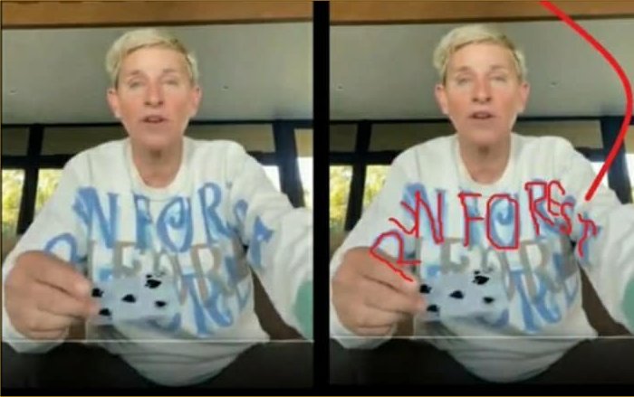 Ellen Degeneres has obviously been wearing an ankle bracelet for some time now.