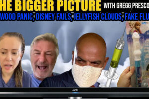 Hollywood PANIC, Disney FAIL, Jellyfish Clouds, FAKE Flu Shot The BIGGER Picture with Gregg Prescott