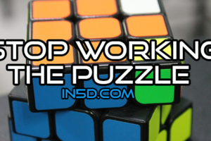 Stop Working The Puzzle