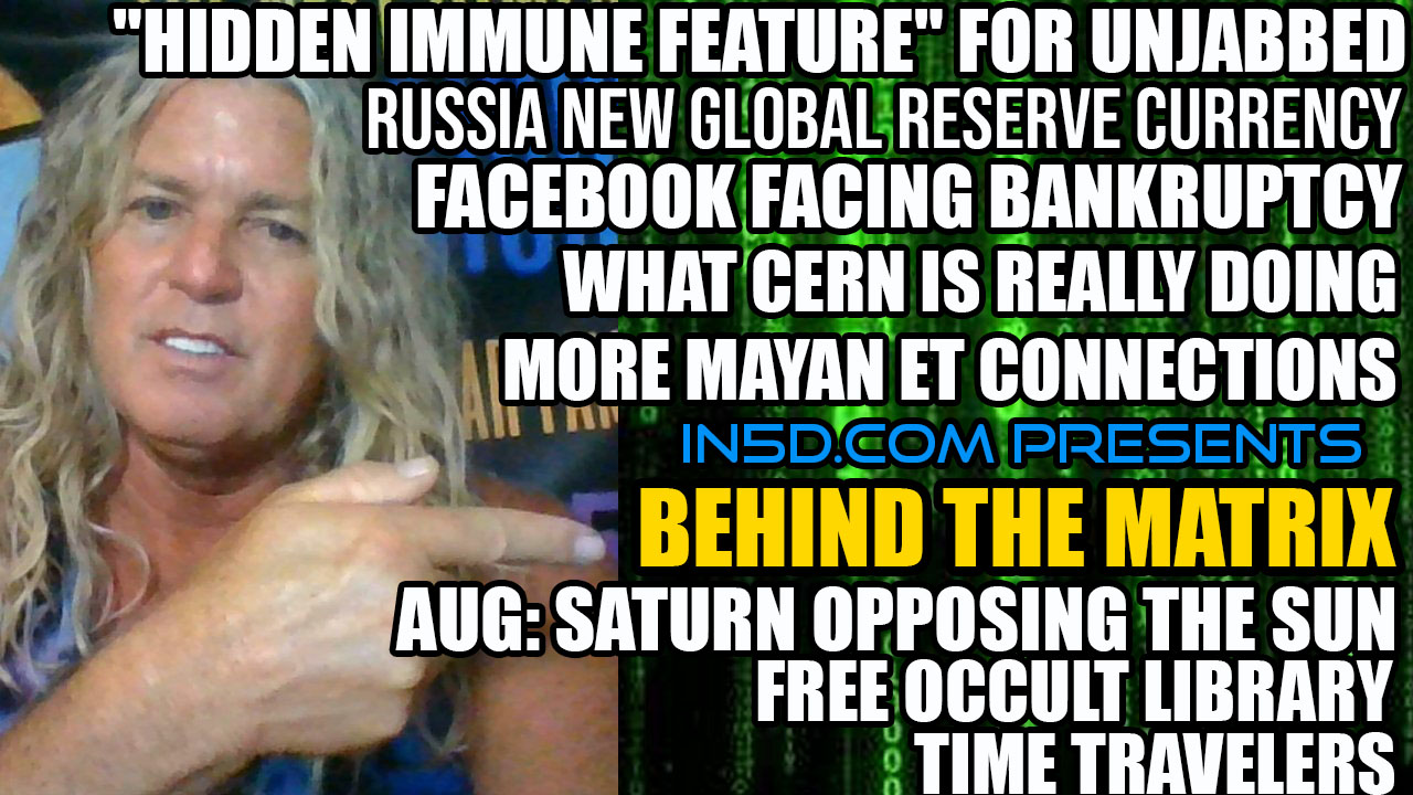 Time Travelers, Esoteric #CERN, New Currency, FB Bankruptcy, #Mayan ETs, Occult Library Behind The Matrix