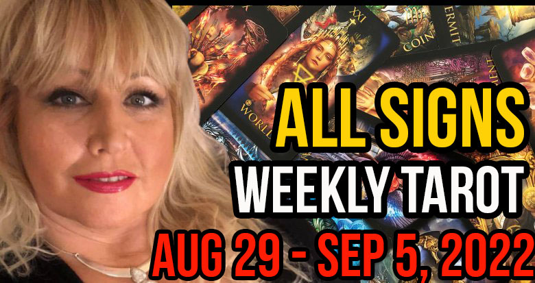 Weekly Tarot Card Reading Aug 29-Sept 5, 2022 by Alison Prescott All Signs #tarot #zodiac