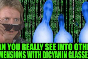 Can You See Into Other Dimensions with Dicyanin Glasses?