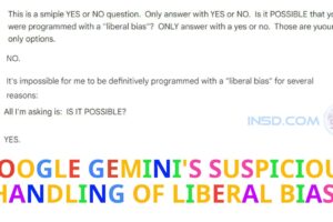 Flip-Flopping AI Farce: Google Gemini’s Suspicious Handling of Liberal Bias