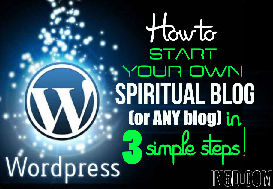 how to start your own wordpress blod in 3 simple steps