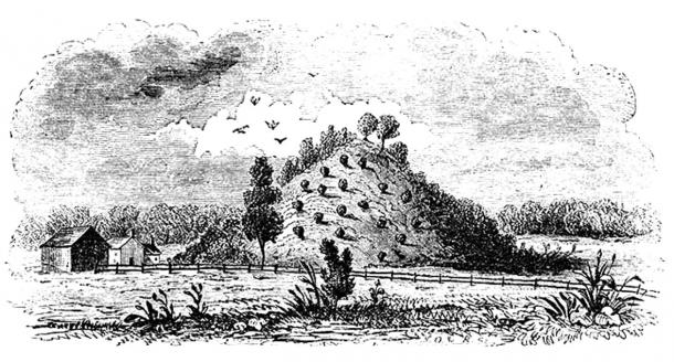 Figure 10: Old illustration of Miamisburg Mound.