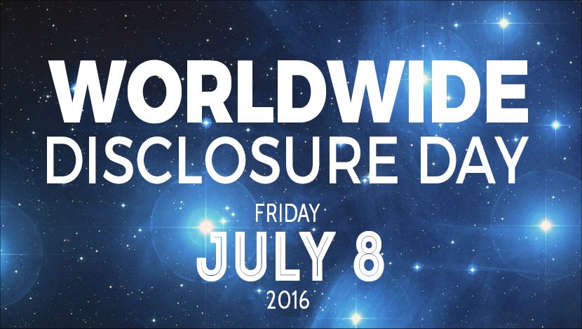 Friday July 8, 2016 - World Disclosure Day 