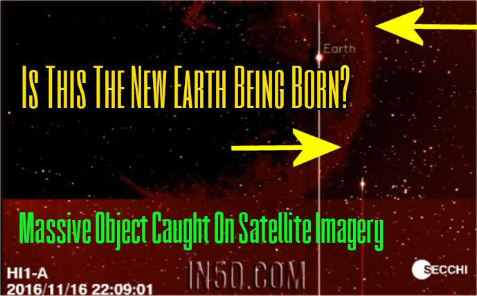 Massive Object Caught On Satellite Imagery - Is This The New Earth Being Born?