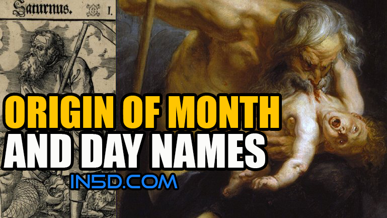 Origin Of Month And Day Names in5d.com