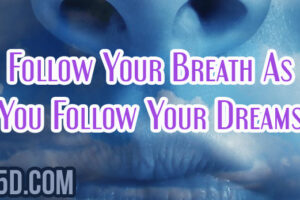 Follow Your Breath As You Follow Your Dreams
