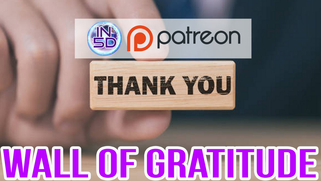 In5D Patreon Wall of Eternal Gratitude Page
