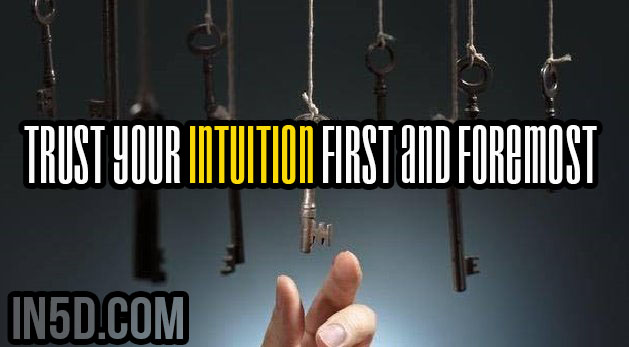Trust Your Intuition First And Foremost