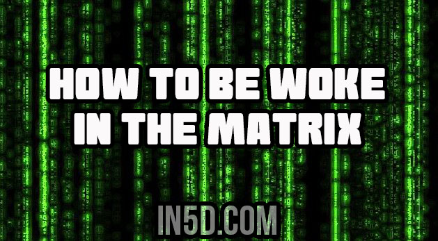 How To Be Woke In The Matrix